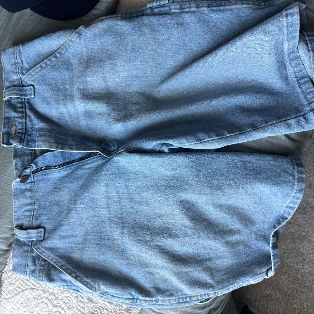 Light Blue Denim Shorts
